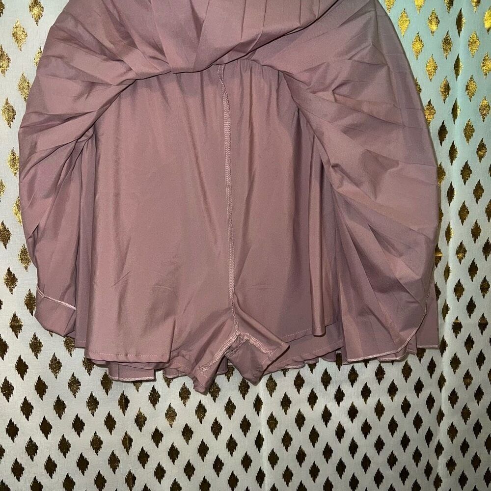 Dress forum pleated pink lilac Skort skirt with shorts size S